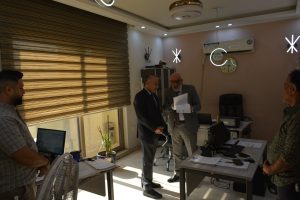 Read more about the article جولة السيد رئيس الصندوق العراقي للتنمية الخارجية في المقر  بتاريخ 10/ 11 / 2025 