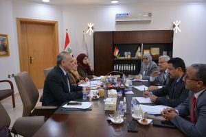 الصندوق العراقي للتنمية الخارجية يعقد اجتماعات مع وفد جمهورية اليمن