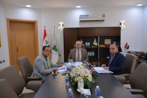 اجتماع مجلس إدارة مركز التدريب المالي والمحاسبي في مقر الصندوق العراقي للتنمية الخارجية