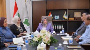 اجتماع مع اعضاء ممثلي الشركة العامة للتصميم وتنفيذ المشاريع