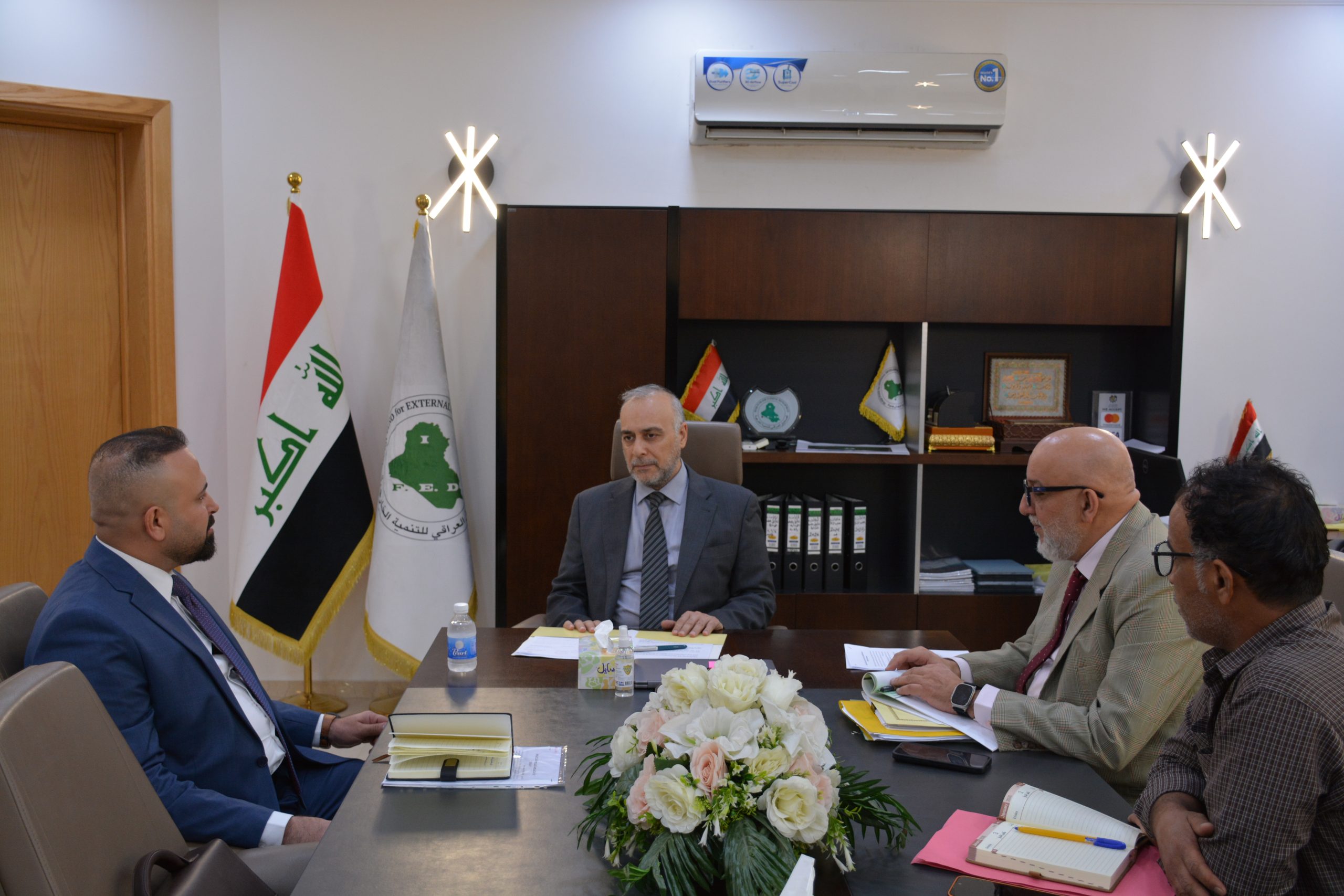 Read more about the article عقد اجتماع مع البنك الإسلامي للتنمية