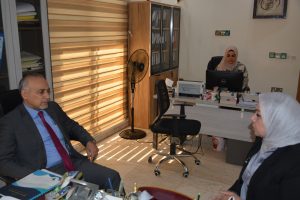جولة السيد رئيس الصندوق العراقي للتنمية الخارجية في المقر بتاريخ 2026/9/3